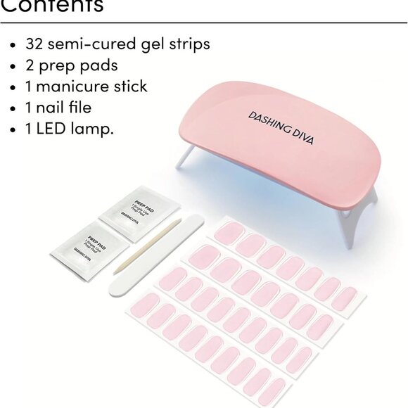 Dashing Diva Starter Kit in Powder Pink AND Remover NIB - Picture 2 of 7